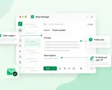 Schermo di un'email con oggetto chiaro, tono cortese e firma professionale.