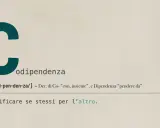 La parola "codipendenza affettiva" spiegata: sacrificare se stessi per l'altro.