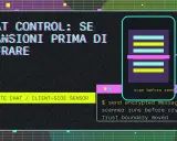 Chat control: scansioni prima di cifrare, un simonchat che analizza prima di inviare messaggi criptati.