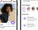 Interfaccia di fb dating con profilo di Sara, 26 anni, e suggerimenti per incontrare persone.