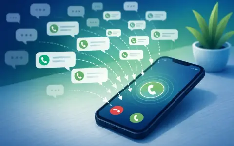 Smartphone che riceve chiamate e messaggi. Un flusso di notifiche, come in un simosnap sesso, converge verso il telefono.