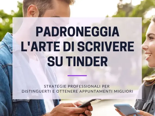 Impara le migliori frasi approccio Tinder per distinguerti e ottenere appuntamenti. Coppia sorridente guarda i telefoni.