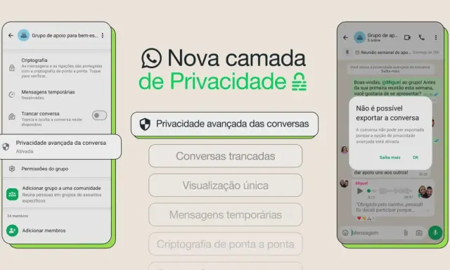 WhatsApp: nuova privacy per chattare senza vedersi. Le conversazioni avanzate bloccano l'esportazione.