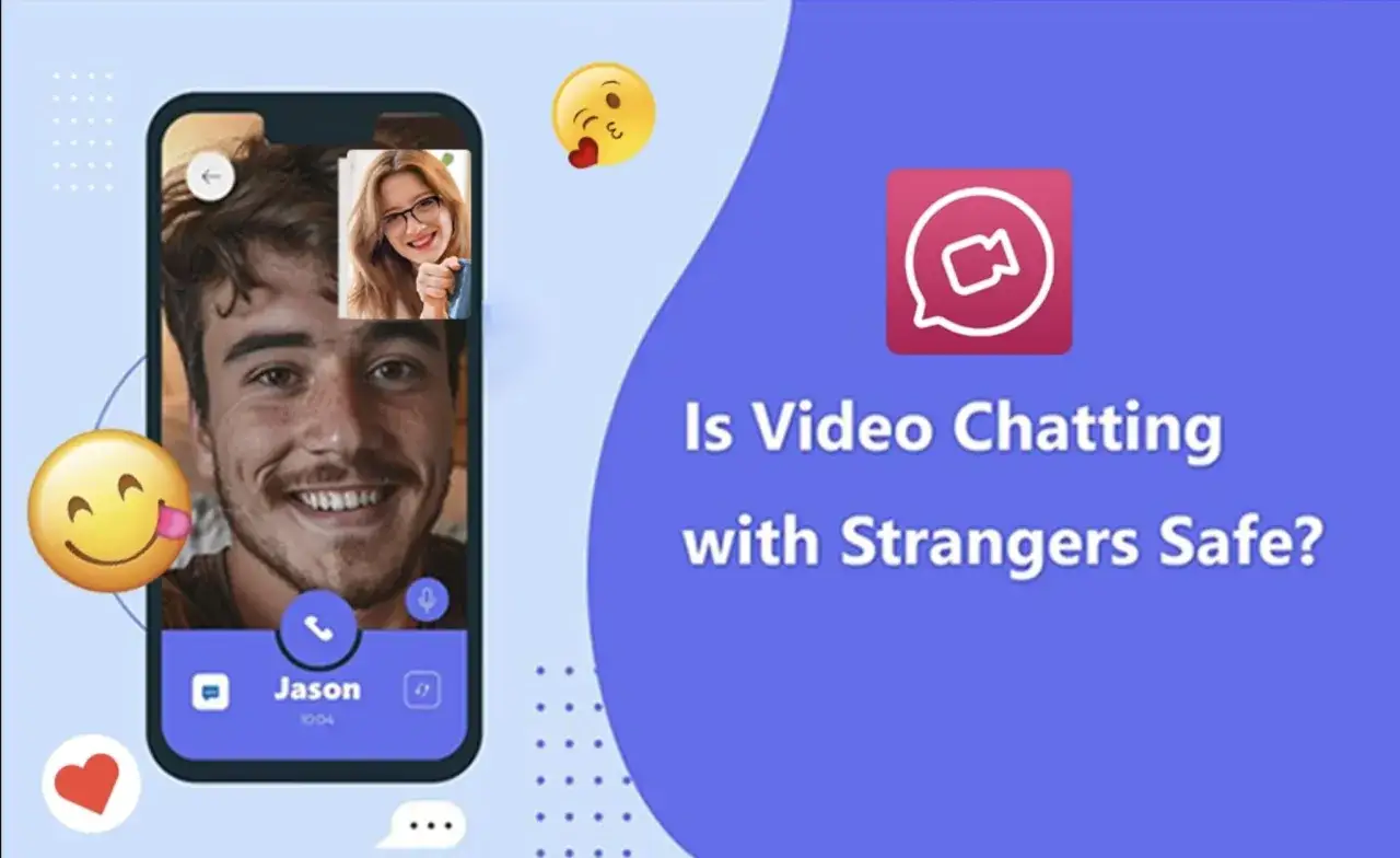 Chatrandom recensioni: videochiamata con sconosciuti. Un uomo sorride sullo schermo di un telefono, mentre una donna appare in un riquadro più piccolo.